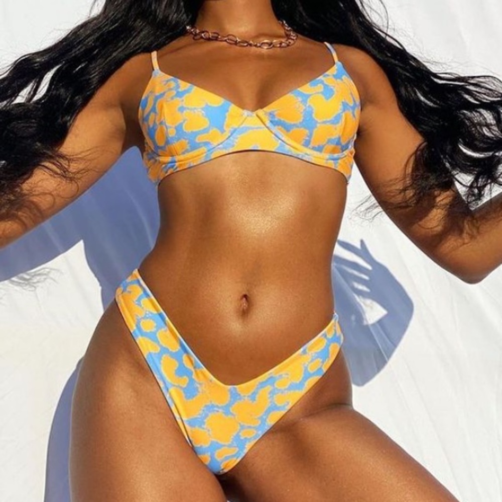 Blackbough blue splash bikini